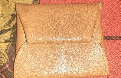 Portamonete in cuoio"The Bridge"