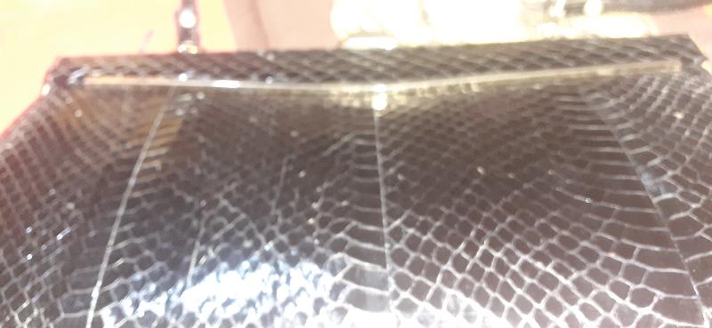 Borsa a tracolla di coccodrillo autentico 