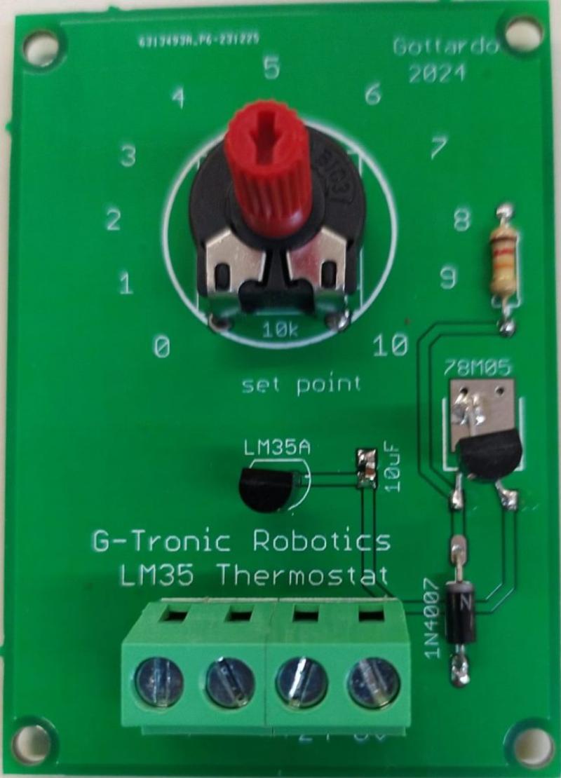 Scheda di interfaccia sensore di temperatura per PLC Siemens o Arduino