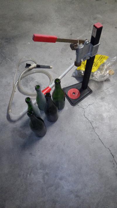 Attrezzi per imbottigliare 