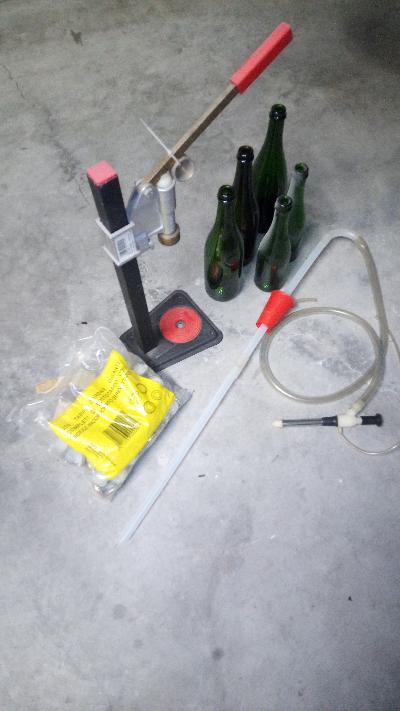 Attrezzi per imbottigliare 