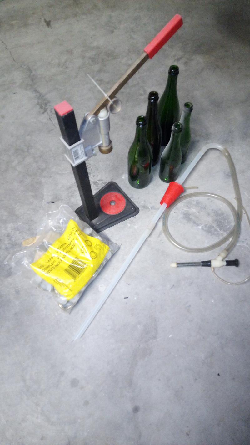 Attrezzi per imbottigliare 