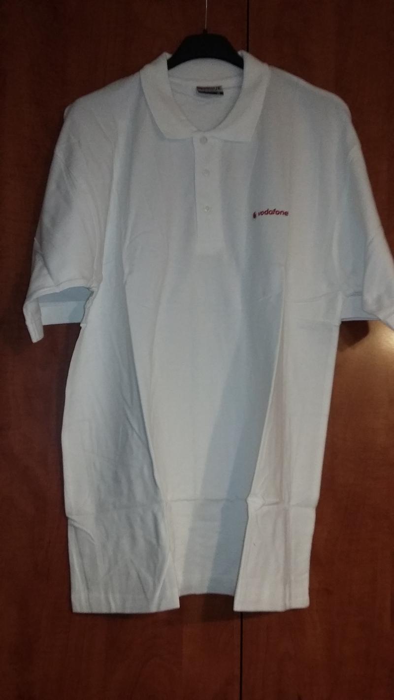 POLO VODAFONE ROSSE E BIANCHE / Bellissime e nuove 