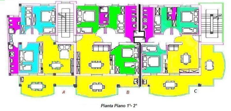 Appartamenti vista mare  a 30mt. dalla spiaggia 