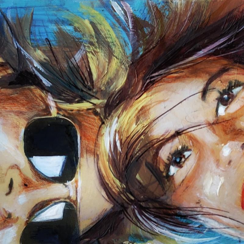 Ritratto pittura olio su tela da fotografia nozze laurea san valentino