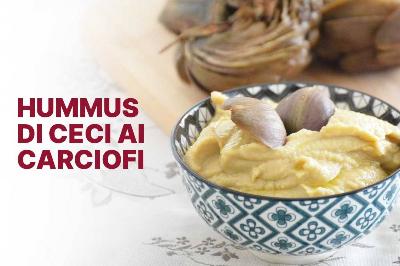 Hummus di ceci ai carciofi