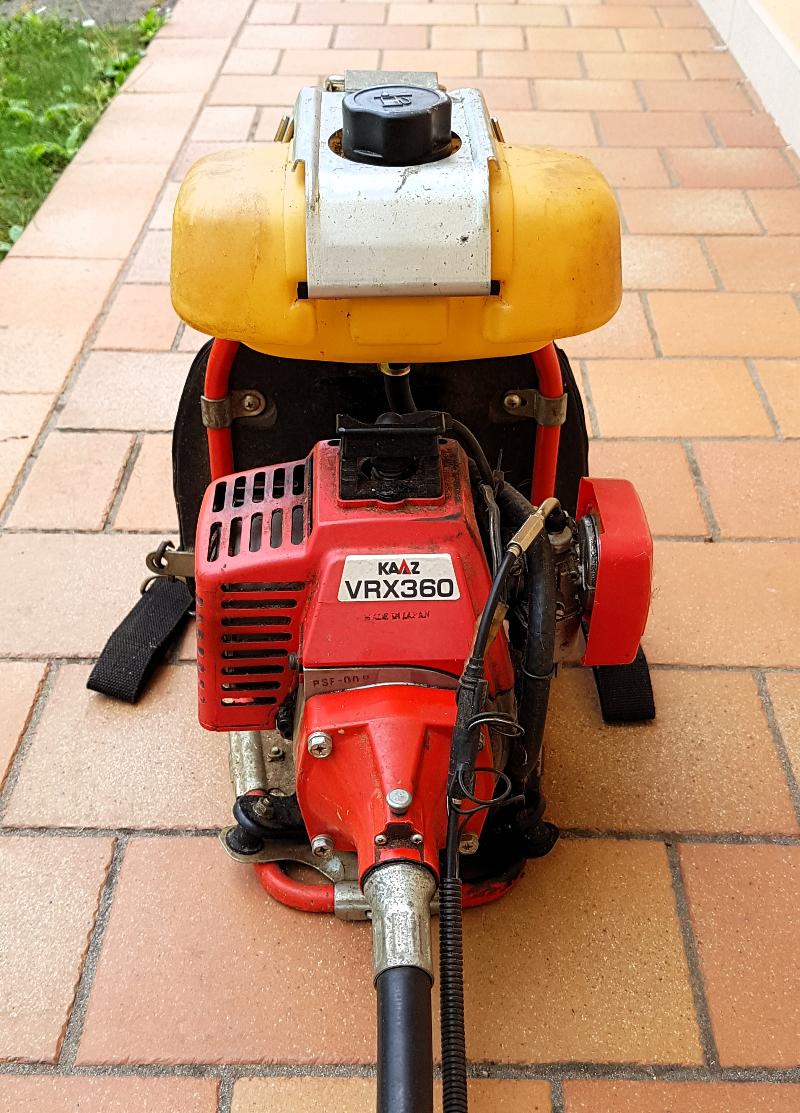 Decespugliatore a zaino KAAZ VRX360; motore 2 tempi Mitsubishi T180
