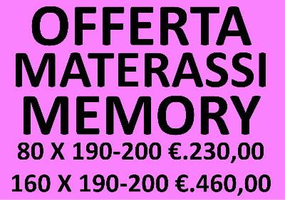 MATERASSI E RETI NOSTRA PRODUZIONE IN PROMOZIONE