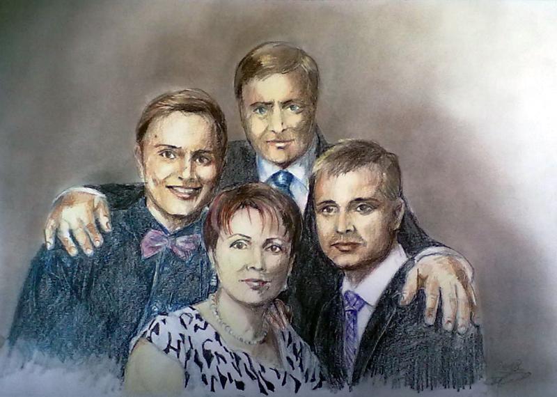 Ritratto da tua foto disegno matita 24 ore regalo unico festa della mamma