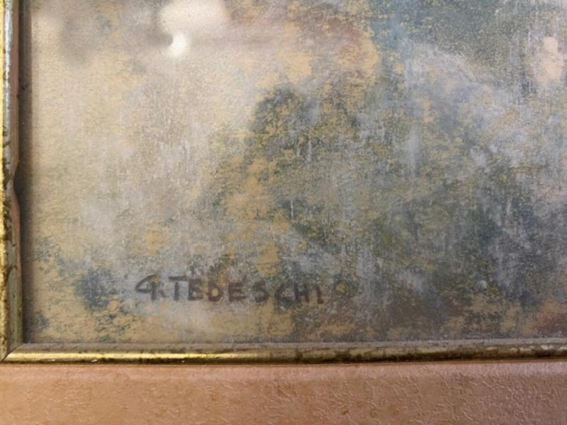 Due quadri dipinti ad olio - pittore Tedeschi Gianni