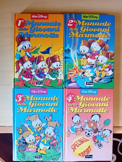Manuali Giovani Marmotte Walt Disney collezione completa